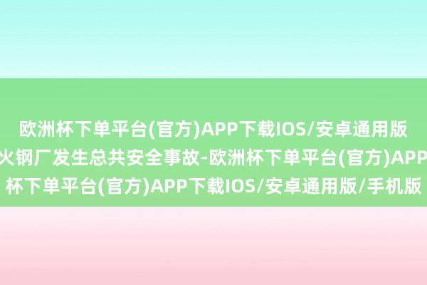欧洲杯下单平台(官方)APP下载IOS/安卓通用版/手机版西宁某真金不怕火钢厂发生总共安全事故-欧洲杯下单平台(官方)APP下载IOS/安卓通用版/手机版