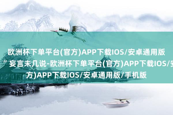 欧洲杯下单平台(官方)APP下载IOS/安卓通用版/手机版状态相配！”妄言未几说-欧洲杯下单平台(官方)APP下载IOS/安卓通用版/手机版